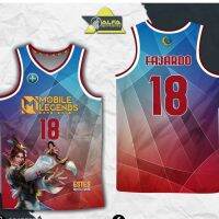 Ready Stock MOBILE LEGENDS ESTES - WHITE CRANE - HIGH QUALITY FULL SUBLIMATION BASKETBALL JERSEY-ALFA