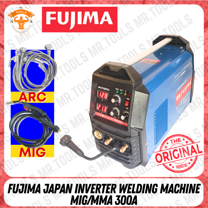 FUJIMA JAPAN (ORIGINAL) MIG/MMA 300A INVERTER WELDING MACHINE (HEAVY