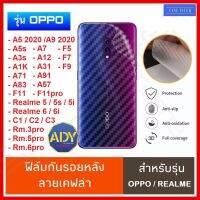 ⚡รับประกันสินค้า⚡ ฟิล์มหลัง ฟิล์มกันรอยหลัง Realme 6i 6pro Oppo A92020 A52020 F11Pro F11 A3s A5s A1K Reno F9 F7 F5 RealmeC3 Realme5 5s 5i 5pro ฟิล์มกันรอยออฟโป้ ฟิล์มหลังเครื่อง 3D