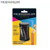 Prismacolor กบเหลาดินสอในสำนักงานโรงเรียนดินสอที่เหลาดินสอดินสอสีไส้ตะกั่วพกพาขนาดเล็กสองหลุม