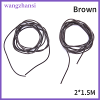 Wangzhansi ท่ออุปกรณ์ตกปลาซิลิคอนนิ่มตกปลาคาร์พ1.5เมตร2ชิ้น