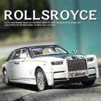 1:32โรล-Royce Phantom รถโลหะผสมรุ่นรถยนต์ไดคาสท์และของเล่นยานพาหนะรถของเล่นเด็กสำหรับเสียงและแสงของขวัญเด็กของเล่นเด็ก