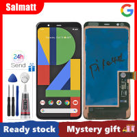 Salmatt 6.3 "AMOLED เดิมสำหรับ Google Pixel สัมผัสหน้าจอ LCD 4 XL แทนการประกอบสำหรับหน้าจอดิจิตอล Google Pixel จอแสดงผล4XL