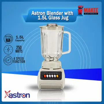 Astron Ice Master Blender and Ice Crusher with 1.5L Glass Jug (350W)