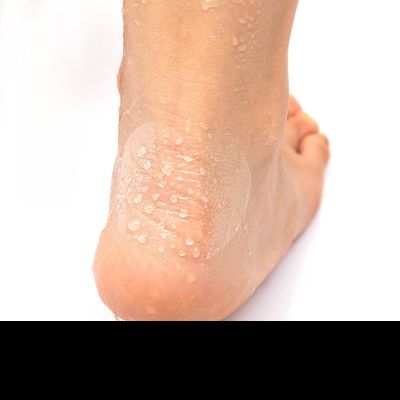 【CW】 20pcs Heel Protector Foot Sole Stickers Invisible Anti Blister Feet Back Sticker