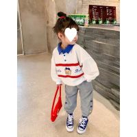 [COD] spring suit 2023 new childrens net red foreign style sports girl baby and autumn fashionable