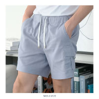 (MOJAVE) LINEN SHORTS กางเกงฮาวาย กางเกงฮาวายสีพื้น กางเกงขาสั้น กางเกงผู้ชาย กางเกงแฟชั่น กางเกงไปทะเล  กางเกงลินิน