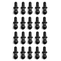 10Pcs M3 Metal Hex Ball Head Screws for Tamiya TT01 TT02 Sakura D5 1/10 RC Drift Car Spare Parts Universal