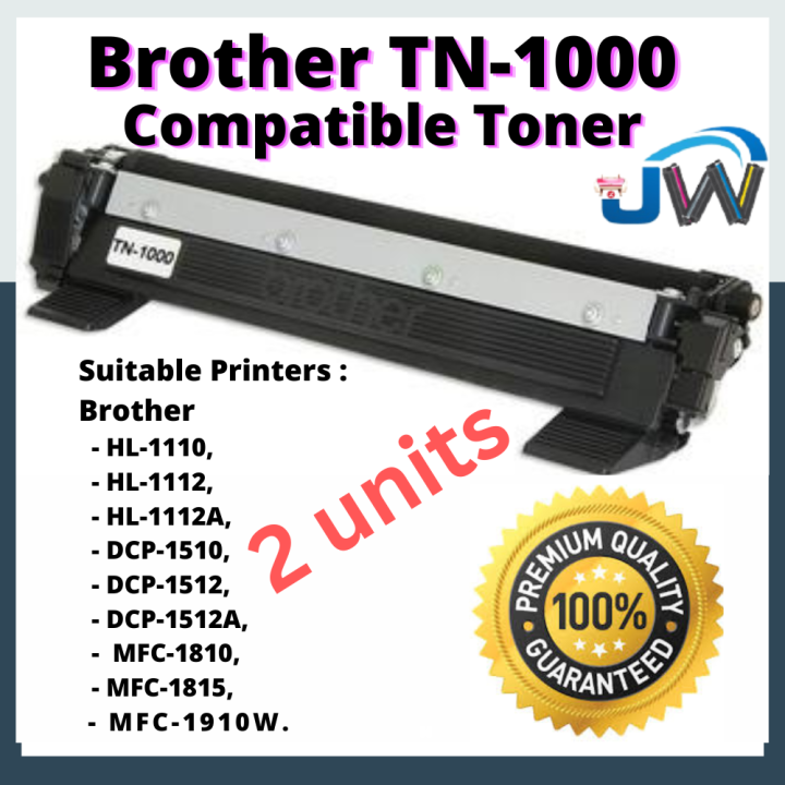 Brother TN1000 Compatible Toner Cartridge TN1000 For Brother HL-1110 / DCP-1510  / MFC-1810 / MFC-1815 / HL-1210W / DCP-1610W / MFC-1910W Printer hl1110  dcp1510 mfc1810 mfc1815 hl1210w dcp1610w mfc1910w ink