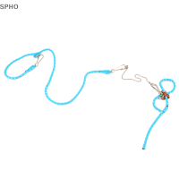 SPHO ชุดสายรัดสัตว์เลี้ยงขนาดเล็กหนูแฮมสเตอร์พร้อมระฆัง referts Traction ROPE