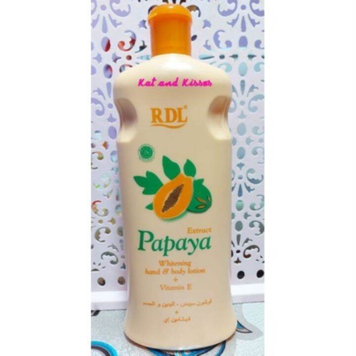 RDL Papaya Whitening Lotion 600ml Lazada PH