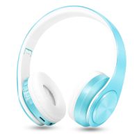 2023 New Year Gift Macaron Wireless Bluetooth Headphone Mobile Headset Support PC Computer Tablet Game Devices with FM MP3