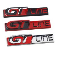 Logo Huruf GTLINE ใหม่สติกเกอร์ GT LINE สำหรับ Kia Sportage R Stinger Picanto Stonic Sorento K3 K5ป้ายด้านข้างตัวนูนติดฝากระโปรงท้าย