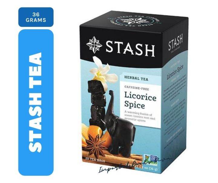 Stash Licorice Spice Herbal Tea (CaffeineFree), 20 Tea Bags Lazada PH