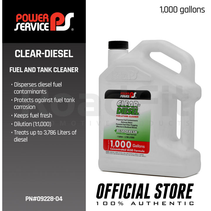 Power Service Clear-Diesel + Petrofresh Diesel Fuel Additive 1 Gal/3 ...