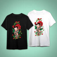 เสื้อยืดคอกลม สกรีนลาย BETTY BOOP แขนสั้น  ผ้า COTTON 100%