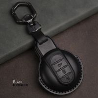 Leather Car Remote Key Case Fob Cover Skin Keychain For MINI Cooper Clubman Hardtop Hatchback Countryman F54 F55 F56 F57 F60