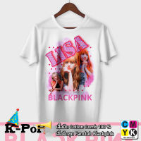 เสื้อยืด  Lisa Blackpink Bootleg Tshirt  สำหรับแฟนคลับ  Fanclub FC แฟชั่นสตรีท แบล๊คพิ้งค์ ลิซ่า