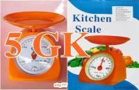 เครื่องชั่งสปริง ตาชั่งสปริง ตราชั่ง 5 กิโลกรัม Kitchen Scale สีแดง สีเขียว สีส้ม