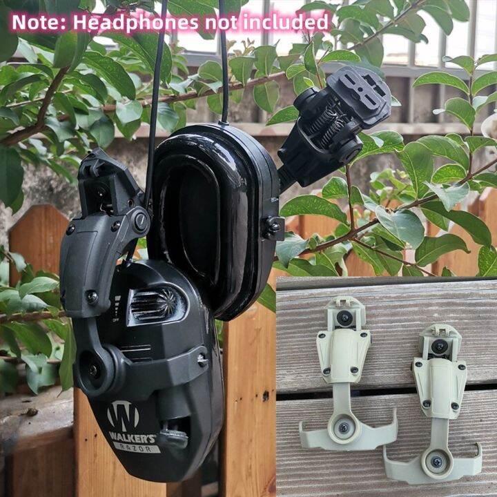 Tactical Headset Helmet Wendy Bracket ARC Rail Adapter For Walker's