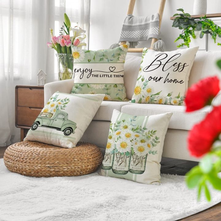spring-pillow-covers-18x18-set-of-4-farmhouse-throw-pillows-home-spring-decorations-cushion-case-for-couch