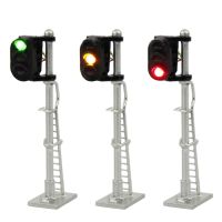 JTD1503GYR 3pcs Model Railroad N Scale 1:160 Signals 3-Lights Block Signal N Scale 12V