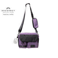 DOUGHNUT BAG : MISSION ฺBAG GAMESCAPE SERIES : PURPLE PANSY  (กระเป๋าโดนัท  สะพายข้าง น้ำหนักเบา สามารถกันน้ำได้) ( รหัสสินค้า 09392 )