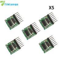 Tiktango 5pc 433mhz Wireless Wide Voltage Coding Transmitter For 433 Mhz Remote Controls