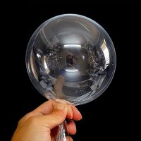 50 pcs Small Clear Balloons Mini 5 inch Round BoBo Balloons Crystal Transparent Bubble Ball Mermaid Shark Party Decorations Balloons