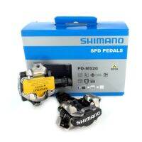 SHIMANO PD M540แป้นถีบ SPD โครเมี่ยมโมลและอลูมิเนียมขนาดกะทัดรัดจักรยาน MTB แป้นเหยียบล็อคตัวเองด้วยสตั๊ด SM-SH51