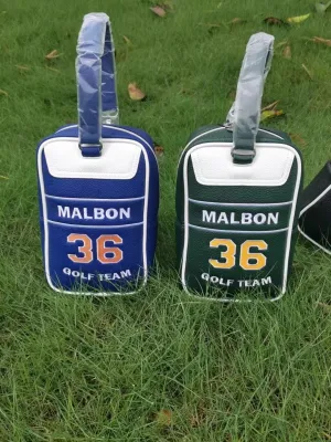 MALBON 23ใหม่กระเป๋าถือกอล์ฟ Malbon กระเป๋าใส่ลูกบอลขนาดเล็กกระเป๋าถือใบเล็กกอล์ฟหมวกชาวประมงอุปกรณ์กอล์ฟกระเป๋าคลัตช์