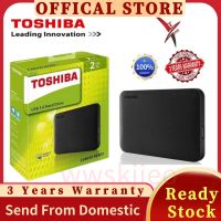 ผลิตภัณฑ์ที่ผ่านการรับรอง [LOCAL] Toshiba External Hard Drive Expansion Hdd 1TB/2TB Portable 2.5 "Hdd Hard Drive