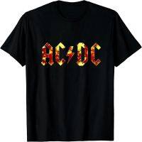 ACDC วงดนตรีร็อค Perimeter เสื้อผ้าตัวอักษรที่เรียบง่ายแขนสั้นผ้าฝ้ายสปอตเสื้อยืด [S-XXXL]-YD017