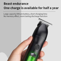 FashionMetal Hair Trimmer Machine For Men USB Rechargeable Electric Shaver Beard Barber 2000MAh Battery Hair Ting Machine For Aldult เครื่องโกนหนวดไฟฟ้า