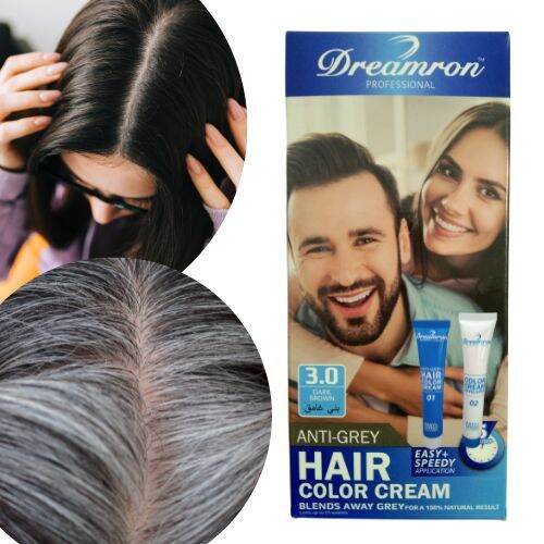 Super Effective Anti Grey Hair Colour / Dreamron Professional / Blends
