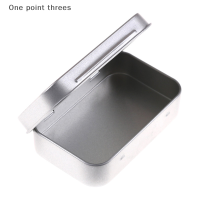 One point threes 95*60*20mm Metal Tin flip Storage BOX Case Organizer for Coin Candy Keys