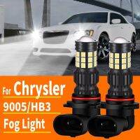 2ชิ้นโคมไฟ Led ตัดหมอก Hb3 9005ไม่มีข้อผิดพลาด Canbus สำหรับ Chrysler 300c 2004 2010 Crossfire Crosfireing Cruiser สีขาว6000K 12V