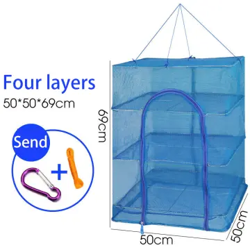Shop Foldable Multi Layer Drying Rack Fish Net with great discounts and  prices online - Jan 2024