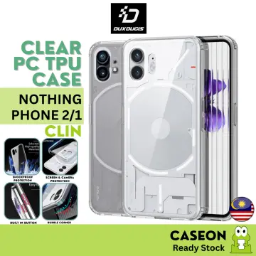 KEYSION Shockproof Case for Nothing Phone 2 1 Soft Silicone+PC