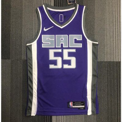 Most Popular [Hot Pressed]NBA Sacramento Kings No.55 Jason Williams Jersey City Edition Basketball Jersey Retro Version Jersey