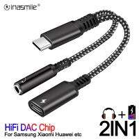 【ขาย】2IN1 Type C ถึง3.5มม. แจ็คหูฟังสายชาร์จแปลง USB 3.0เพื่อพิมพ์ C OTG อะแดปเตอร์สำหรับ MacbookPro ซัมซุง Xiaomi หัวเว่ย