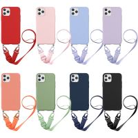 【Enjoy electronic】 Cord Chain Phone Cases For Samsung Galaxy A13 A12 A20e A21s A22 A31 A32 A40 A41 A52 A51 A50 A30 S A03S A10 A70 A71 A72 Soft Etui