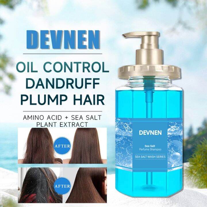 【cod】 Devnew Sea Salt Shampoo Anti Dandruff For Scalp Itching Hair Treatment 500ml Lazada Ph