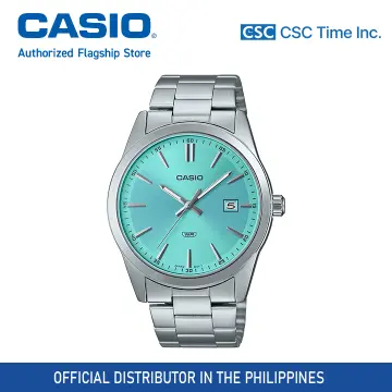 CASIO MTP-1302 Tiffany Blue Review — old shapes in a popular color