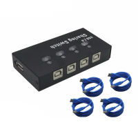 4 Ports USB Switch Box usb2.0 Manual Printer Switcher Four Pc Sharing 1 USB Device U Disk Keyboard Mouse