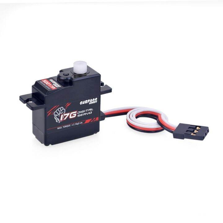 surpass-hobbyเซอร์โวแบบกันน้ำ17g-25g-3กก-6กก-พลาสติกเกียร์servo-bajaสำหรับ1-8-1-10-1-12-1-14สเกลรถrcเครื่องบินเรือท่อเครื่องบิน