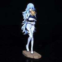 Anime Girl Series EVA ผมยาว Ayanami Rei Hug Bear Theatrical Version Standing Model Decoration Boxed Figures