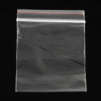 500pc Plastic Zip Lock Bags Resealable Packaging Bags Top Seal Self Seal Bag Rectangle Clear 6x4cm Unilateral Thickness: 1.6 Mil(0.04mm)