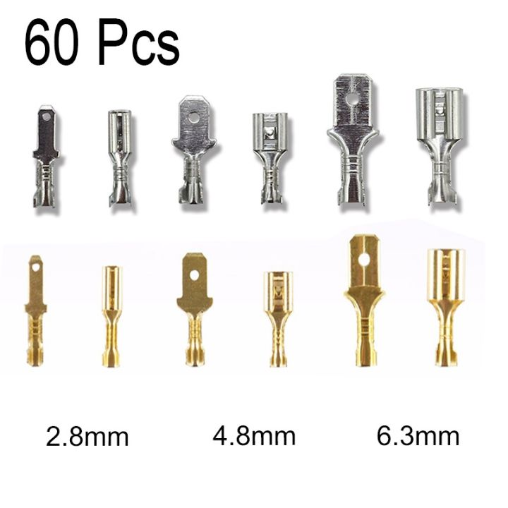 60pcs-terminal-electrical-connectors-2-8-4-8-6-3mm-butt-splice-lug-terminals-for-wire-12awg-crimp-cable-eletrico-car-accessories