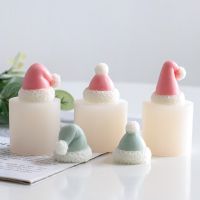 Chapéu De Natal แม่พิมพ์ซิลิโคน,คริสต์มาส Fondant, Molde De Chocolate, Navidad, Artesanato Decoração, Vela De Resina, Argila Moldes De Sabão, Ferramentas De Bolo